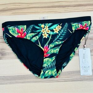 CALIA by Carrie Underwood Women's Paradise Palm Bikini Bottoms  Limited edition!